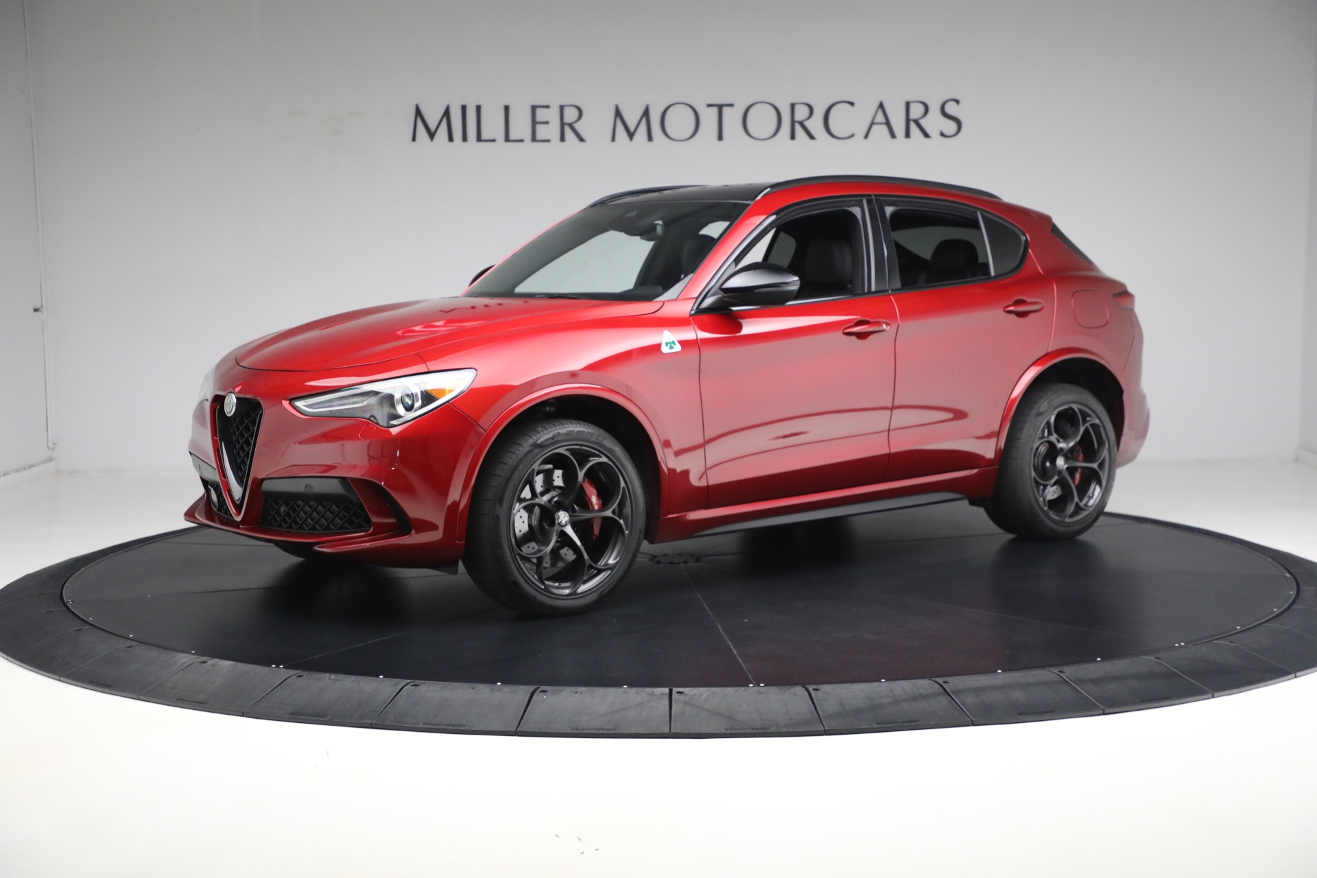 Certified 2022 Alfa Romeo Stelvio Quadrifoglio with VIN ZASPAKEV8N7D41180 for sale in Greenwich, CT